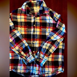 Goodfellow & Co Red and Blue Plaid Shirt
